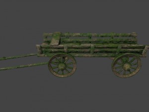 woodencart 3D Model