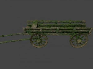 woodencart 3D Model