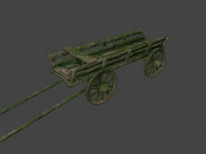 woodencart 3D Model