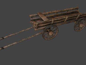 woodencart 3D Model