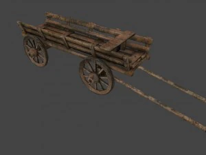woodencart 3D Model