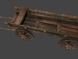 woodencart 3D Model