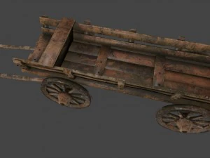 woodencart 3D Model