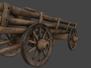 woodencart 3D Model