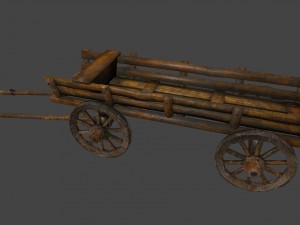 woodencart 3D Model