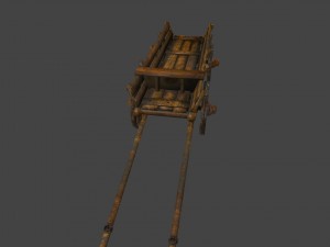 woodencart Modelo 3D