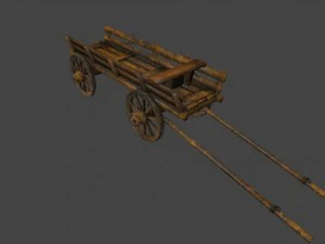 woodencart 3D Model