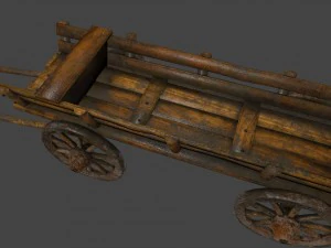 woodencart 3D Model