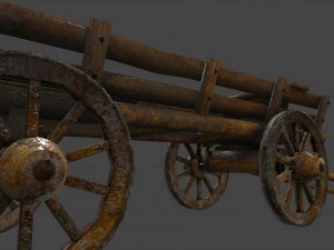 woodencart 3D Model