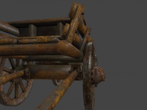 woodencart Modelo 3D