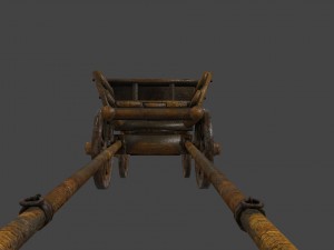 woodencart Modelo 3D