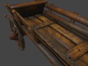 woodencart Modelo 3D