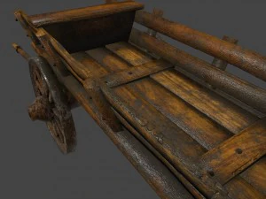 woodencart 3D Model