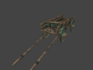 woodencart Modèle 3D