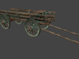 woodencart Modèle 3D