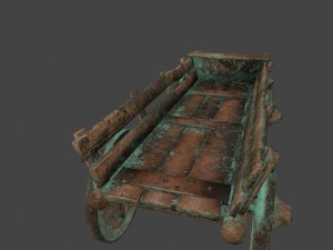 woodencart Modèle 3D