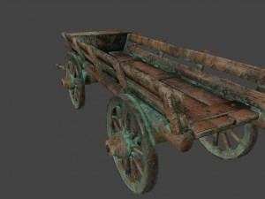 woodencart Modèle 3D
