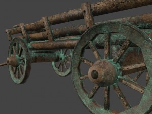 woodencart Modèle 3D