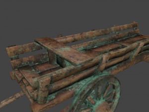 woodencart Modèle 3D