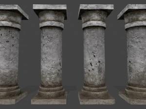 pillar set 3D Model