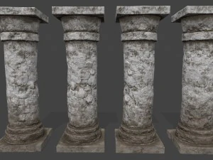pillar set 3D Model