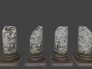 pillar set 3D Model