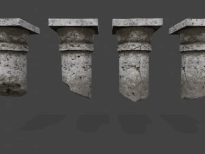 pillar set 3D Model
