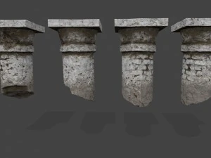 pillar set 3D Model