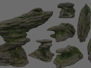 rocks set 3D Model