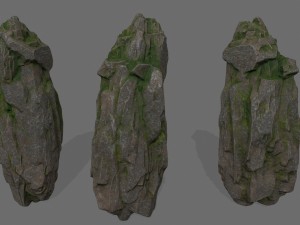 rocks set 3D 模型