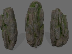 rocks set 3D 模型