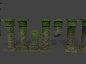 pillars Modello 3D