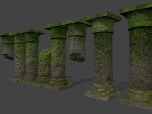 pillars 3D Model