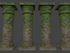pillars 3D Model