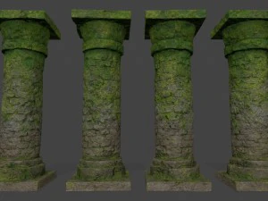 pillars 3D Model