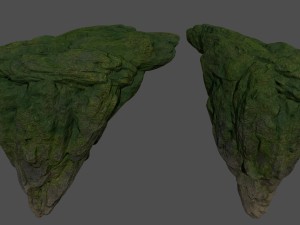 forest rocks Modèle 3D