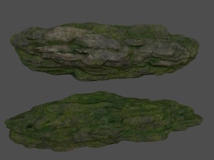 forest rocks Modèle 3D