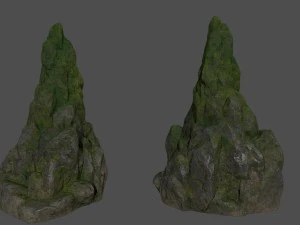 forest rocks 3D Model