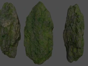 forest rocks 3D Model