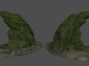 forest rocks 3D Model