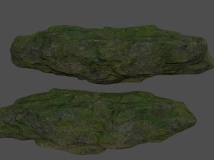 forest rocks Modèle 3D