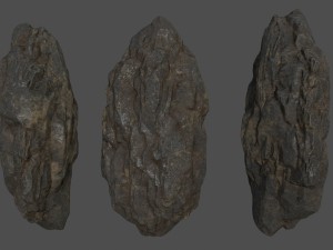 desert rocks set 3D Model