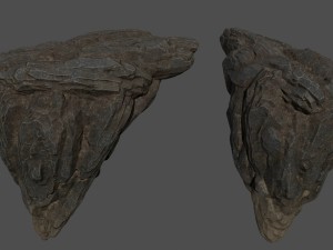 desert rocks set 3D Model