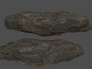desert rocks set 3D Model