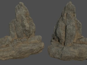 desert rocks 3D Model
