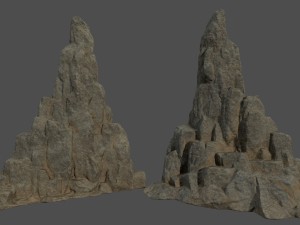 desert rocks 3D Model