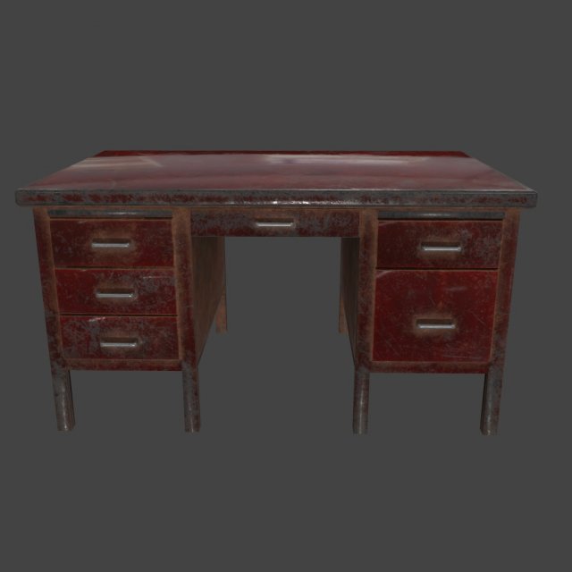 desk Modelo 3D .c4d .max .obj .3ds .fbx .stl .blend 