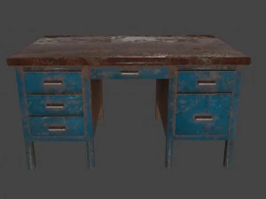 desk 2 3D Model