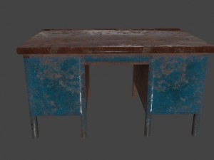 desk 2 3D 모델