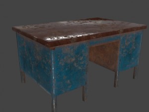 desk 2 3D 모델